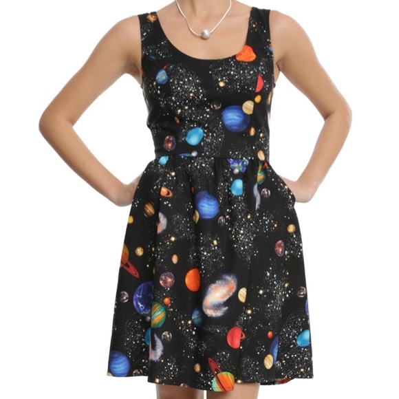 Hot Topic Dresses & Skirts - Hot Topic Galaxy Space Print Dress